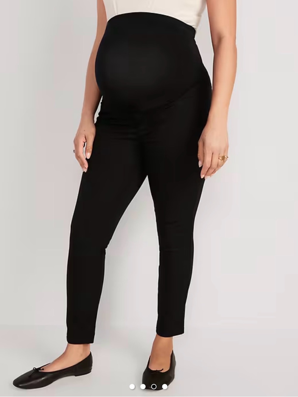 Old navy pixie Maternity Black Stretch Over-Belly Pants